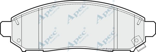 APEC BRAKING Jarrupala, levyjarru PAD1490